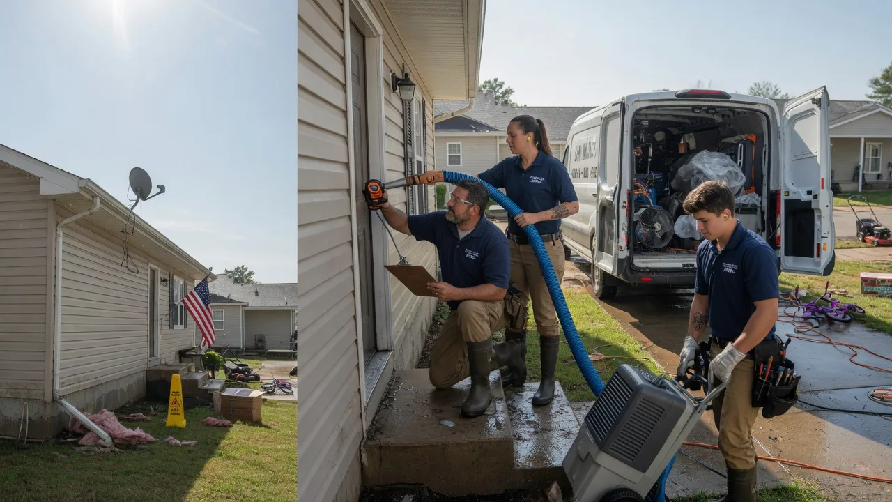 Ceiling Water Damage Restoration in Hermleigh, TX near me